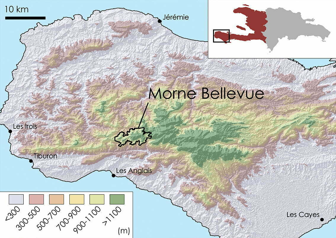 Bellevue Topographic Map 1