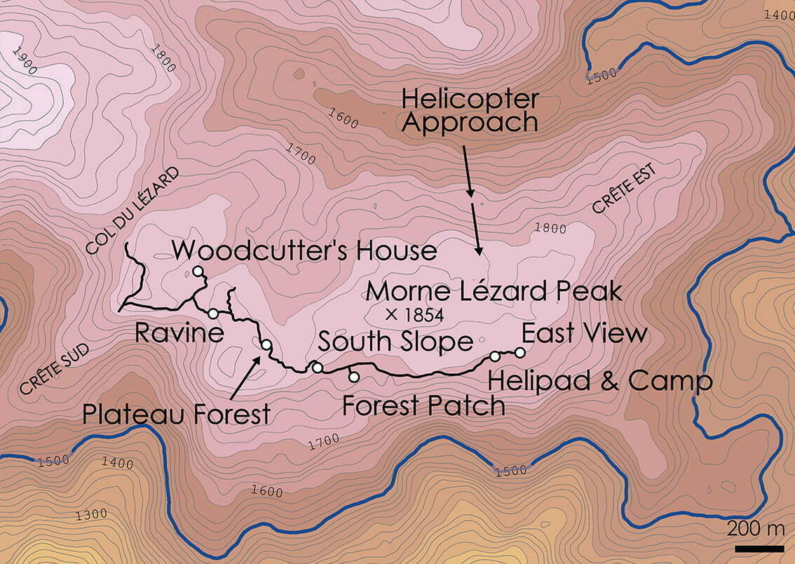 Grande Colline Topographic Map 6