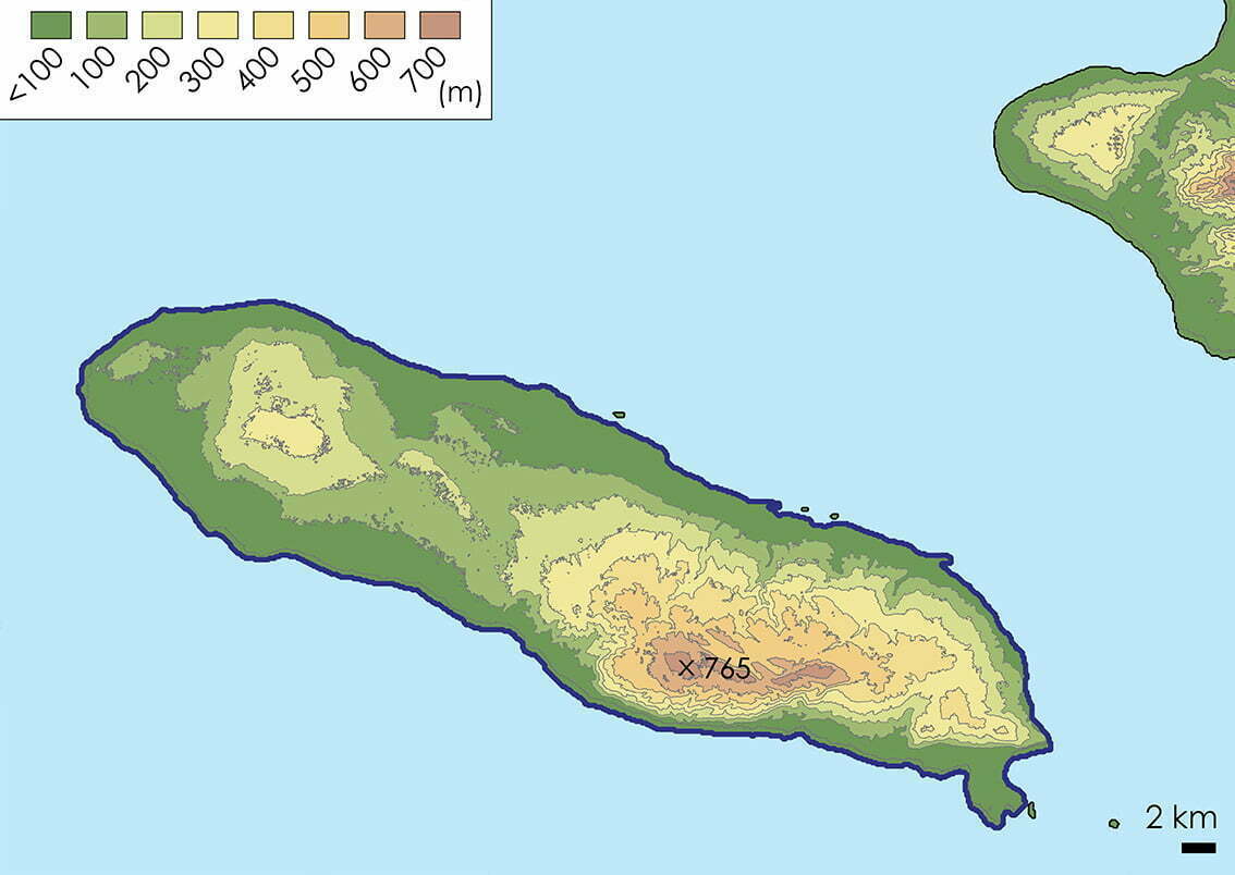 La Gonâve Topographic Map 2
