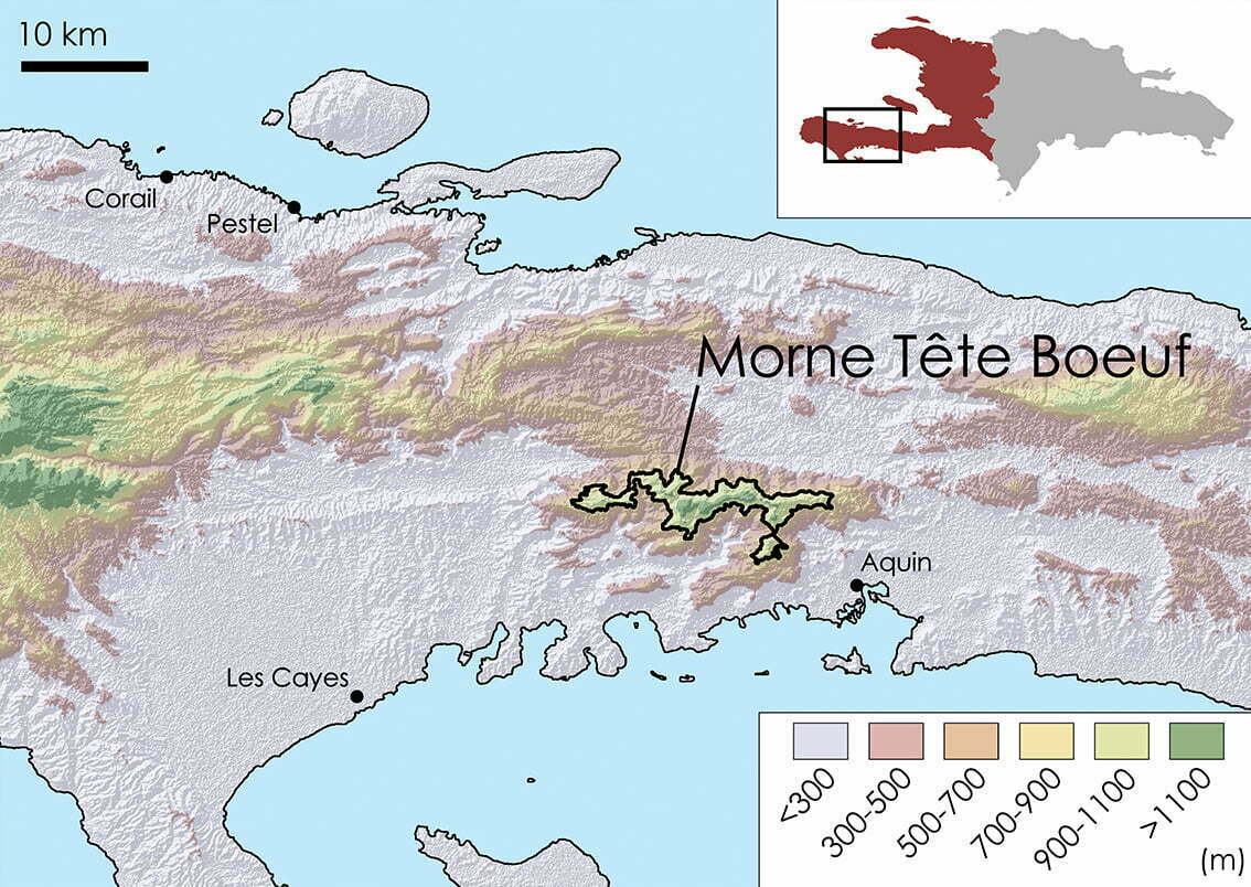 Tête Boeuf Topographic Map 1